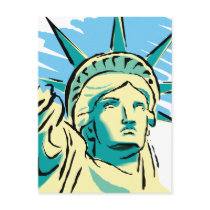 Statue of Liberty postcards by unitedshirts Statue of Liberty postcards