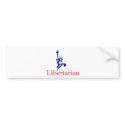 Statue of Liberty -- Retro Libertarian icon bumper stickers