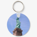 Statue of Liberty - Side View Keychain by greatphotos Statue of Liberty - Side View Keychain