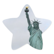Statue of Liberty Star Sticker
