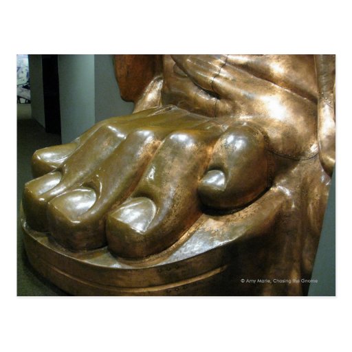 Statue of Liberty Toes Post Card