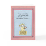 Statue of Liberty updated - Birthday Card