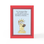 Statue of Liberty Updated - Valentine Cards