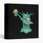 Statue Of Liberty Vinyl Binder