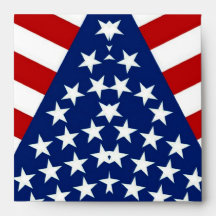 Statue of Liberty with Fireworks for 4th of July Envelopes