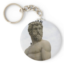 Statue of Neptune at Piazza della Signoria. Italy Keychains