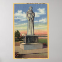 Statue of Padre Garces in Garces Circle