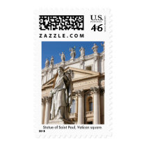 Statue of Saint Paul, Vatican square. /size medium postage by MAMJODH Statue of Saint Paul, Vatican square. /size medium postage