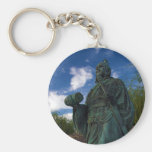 Statue of Sun Tzu in Yurihama, Tottori, Japan Key Chains