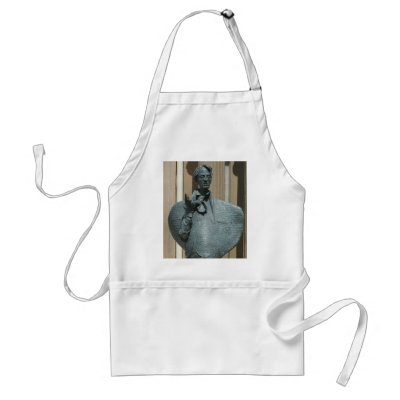 Statue Of Yeats In Sligo Aprons by lifesphere