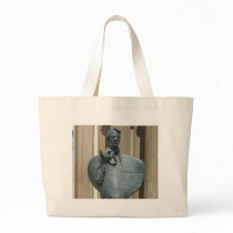 Statue Of Yeats In Sligo bags by lifesphere Statue Of Yeats In Sligo bags