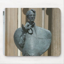 Statue Of Yeats In Sligo mousepads by lifesphere Statue Of Yeats In Sligo mousepads