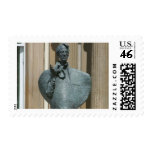 Statue Of Yeats In Sligo postage