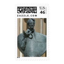Statue Of Yeats In Sligo Postage Stamps