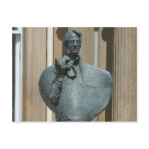 Statue Of Yeats In Sligo postcards by lifesphere Statue Of Yeats In Sligo postcards