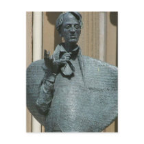 Statue Of Yeats In Sligo postcards by lifesphere Statue Of Yeats In Sligo postcards