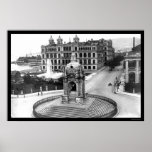 Statue Square in Hong Kong 1905 posters