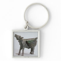 Statuette of a donkey braying, Roman Keychain