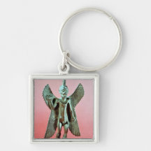 Statuette of Pazuzu, an Assyrian wind demon Keychains