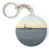 Statute of Liberty Love Key Chains
