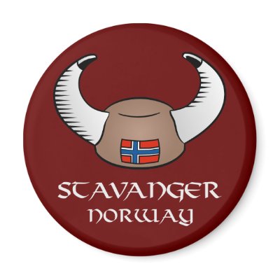 Stavanger Norway Viking Hat Refrigerator Magnet