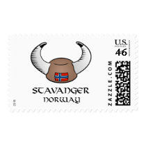 Stavanger Norway Viking Hat Stamp