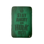 Stay Angry And Hulk Out Bath Mat