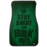 Stay Angry And Hulk Out Car Mat