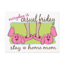 Stay at Home Mom postcards