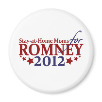 Stay-at-Home Moms for Romney 2012 magnets