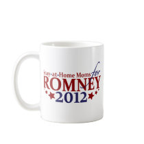 Stay-at-Home Moms for Romney 2012 mugs