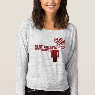 Stay Away Explosive Mind T Shirt