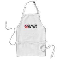 Stay Away From My Kids Custom Apron