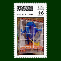 Stay Back 500 Feet! stamps