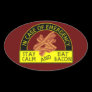 Stay Calm, Eat Bacon Sticker