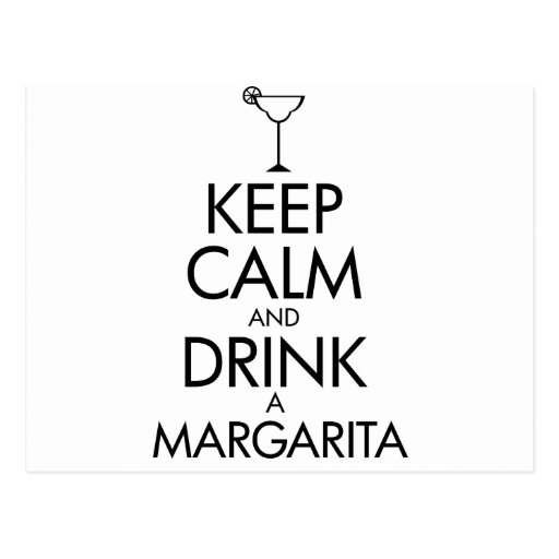 Stay Calm Margarita T-shirt Postcards