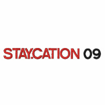 Stay-cation 2009 Men's Jacket - White embroidered shirts