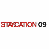 Stay-cation 2009 Men's Polo -LS embroidered shirts