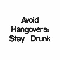 Stay Drunk Embroidered Jacket embroidered shirts