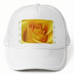 "Stay Fresh" Yellow Rose Cap Hat