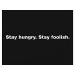 Stay Hungry. Stay Foolish. Flyer Design