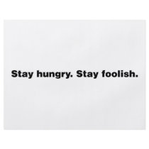 Stay Hungry. Stay Foolish. Custom Flyer