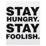 Stay Hungry. Stay Foolish. Custom Flyer