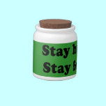 Stay Hungry Stay Foolish Porcelain candy jars