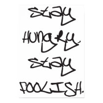 Stay Hungry, Stay Foolish. posters
