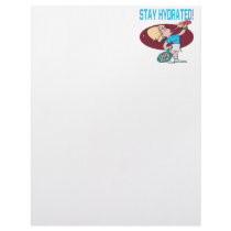 Stay Hydrated Customized Letterhead