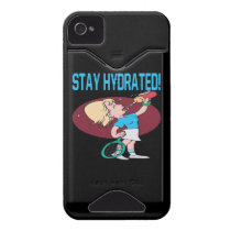 Stay Hydrated Iphone 4 Id Case