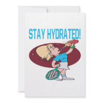 Stay Hydrated Personalized Invitations