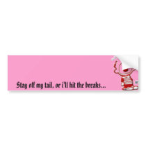 Stay off my tail, or i'll h... bumper stickers by bsweet33 Stay off my tail, or i'll h... bumper stickers