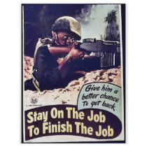 Stay On The Job To Finish The Job flyers